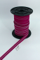 Preview: Endlosreißverschluss metallisiert schmal fuchsia/silber (1m)